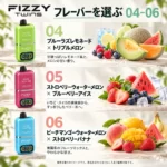 FIZZY TWINS 使い切りベイプ｜2フレーバー切替・ニコチン0mg - 画像 (8)